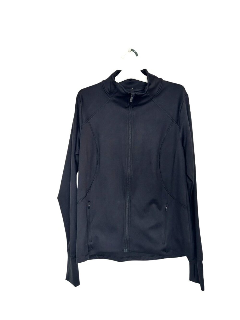 NWT All In Motion Womens Black Full-Zip Knit Jacket Medium, MSRP $30